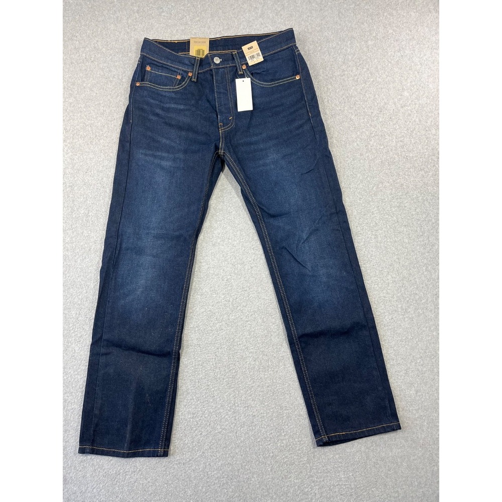 Levis 505 Jeans Mens 32x30 Blue Denim Straight Leg Regular Fit % Pocket